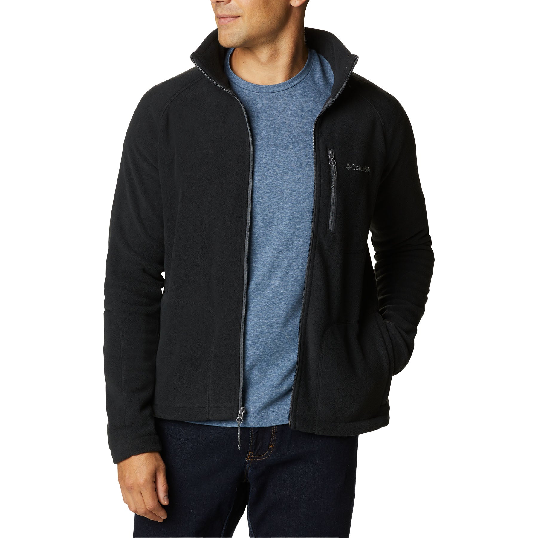 Mens thick fleece on sale jacket