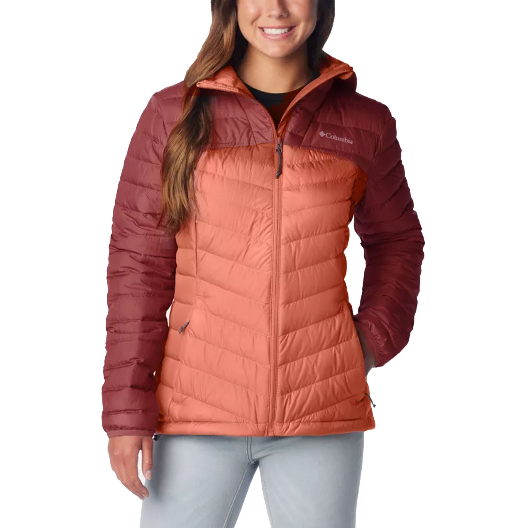 Columbia snow country on sale insulated hooded jacket