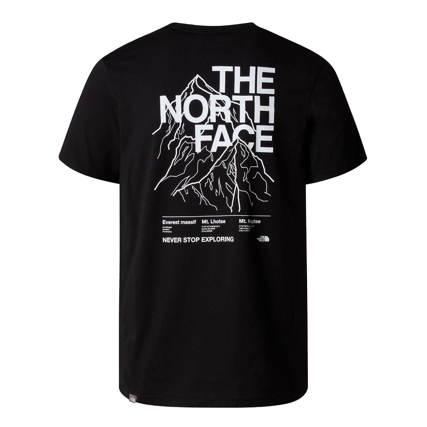 The North Face Mountain Outline Logo-Print T-Shirt