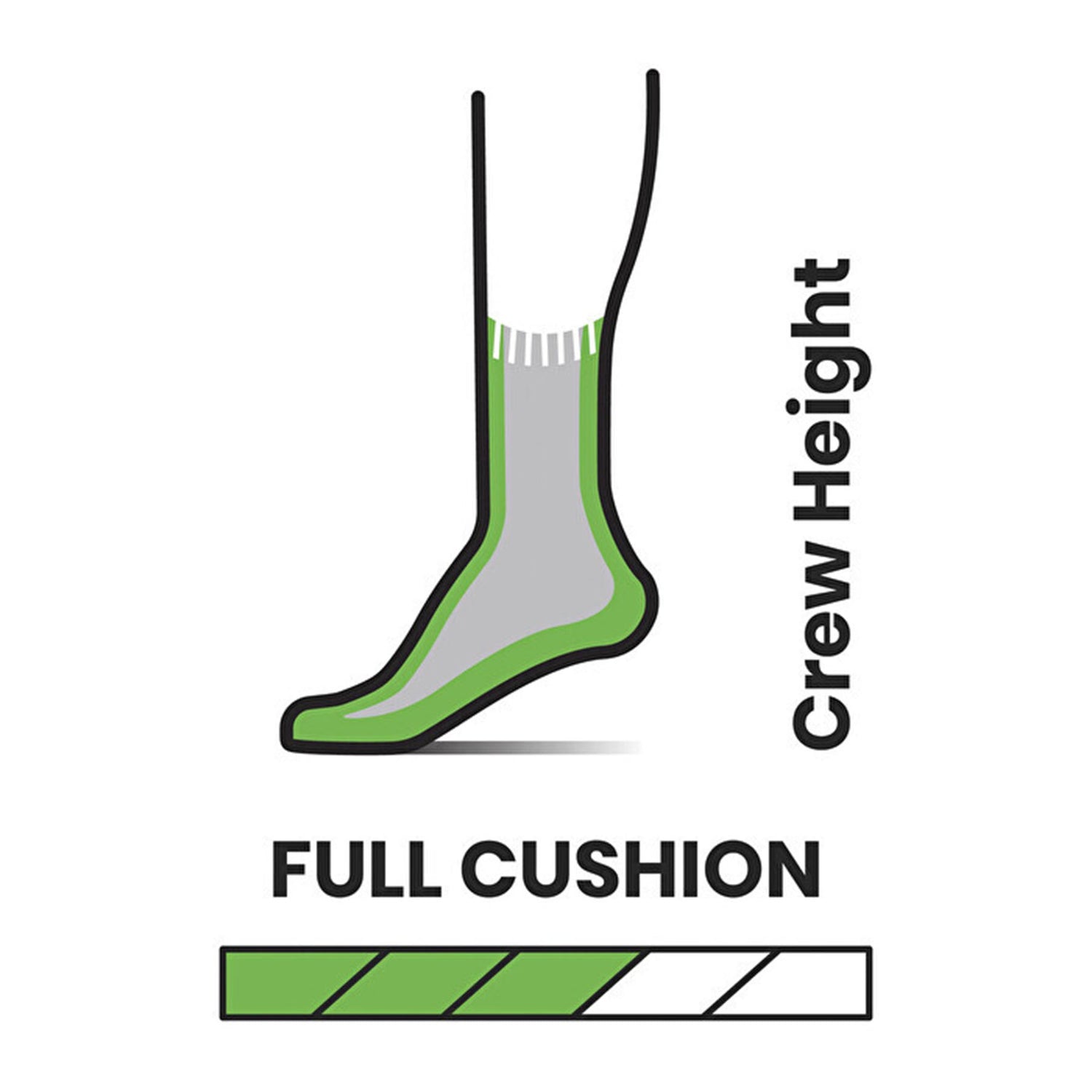 Men's Hike Full Cushion Crew Hiking Socks