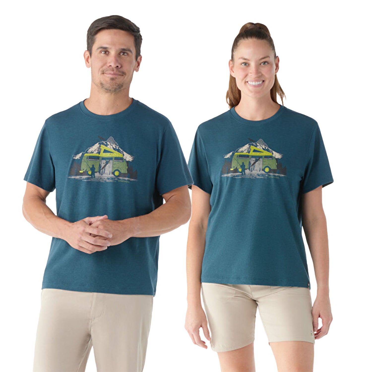 Smartwool Men's River Van Graphic Short Sleeve Tee 