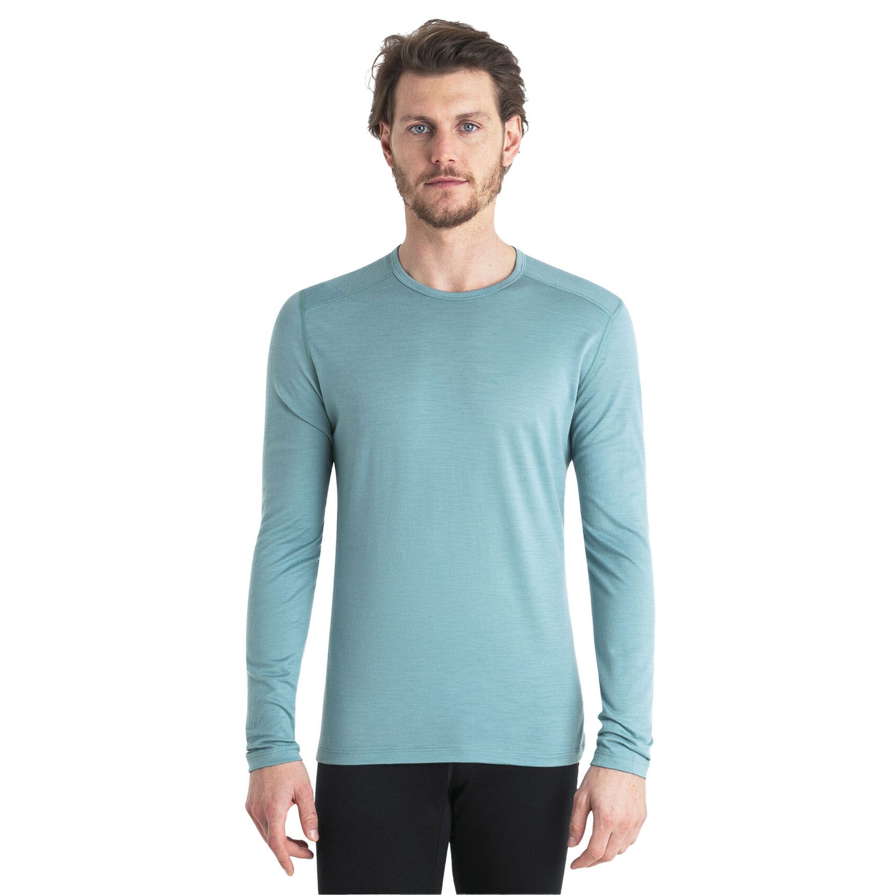 Icebreaker Men's Merino 200 Oasis Long Sleeve Crewe Thermal Top 