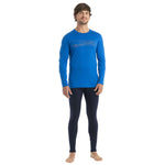 Icebreaker Men's 200 Oasis Long Sleeve Crewe Ski Stripes 