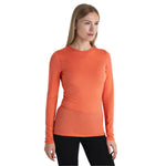 Icebreaker Women's Merino 200 Oasis Long Sleeve Crewe Thermal Top 