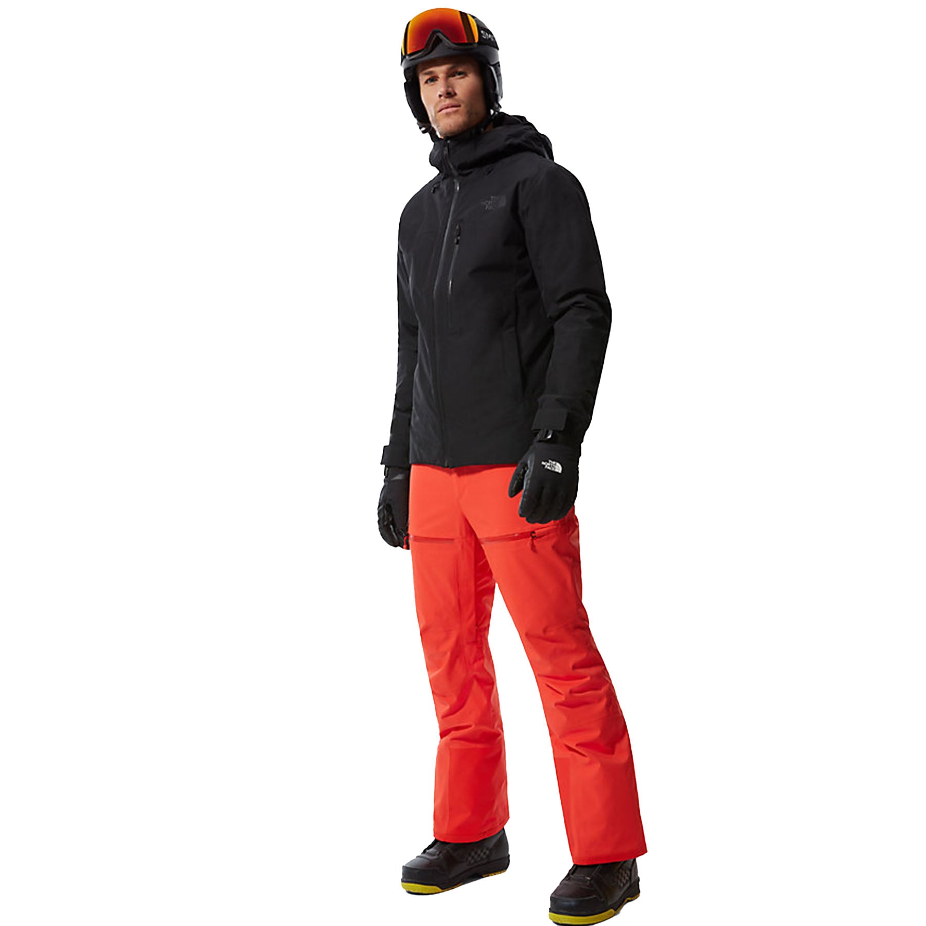 North face cheap descendit red