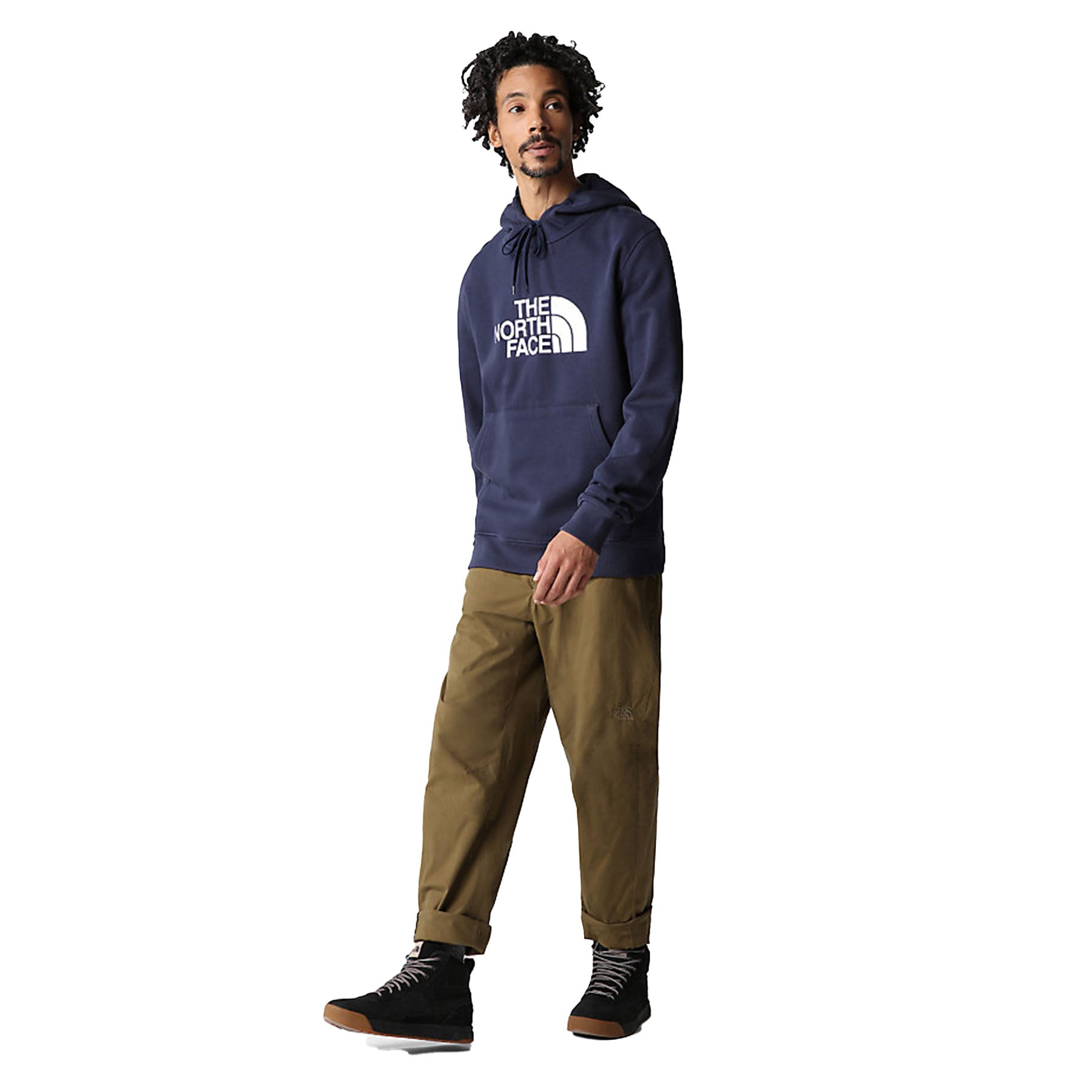 North face drew peak hoodie clearance khaki