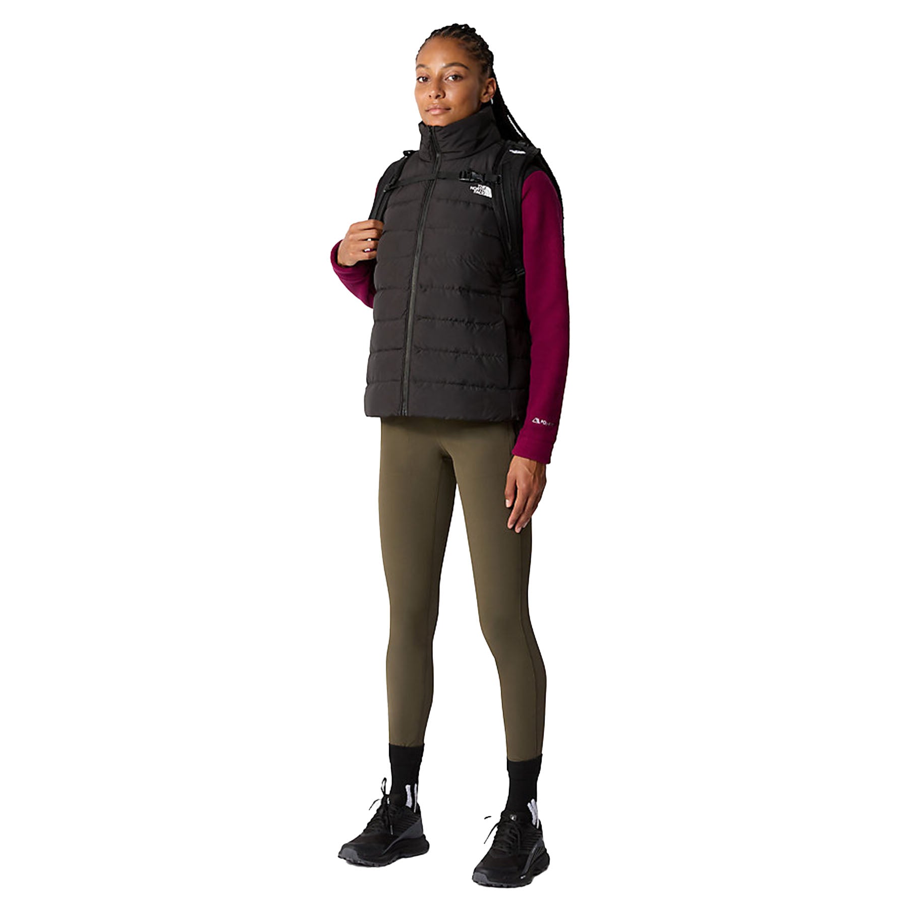 North face aconcagua cheap vest womens black