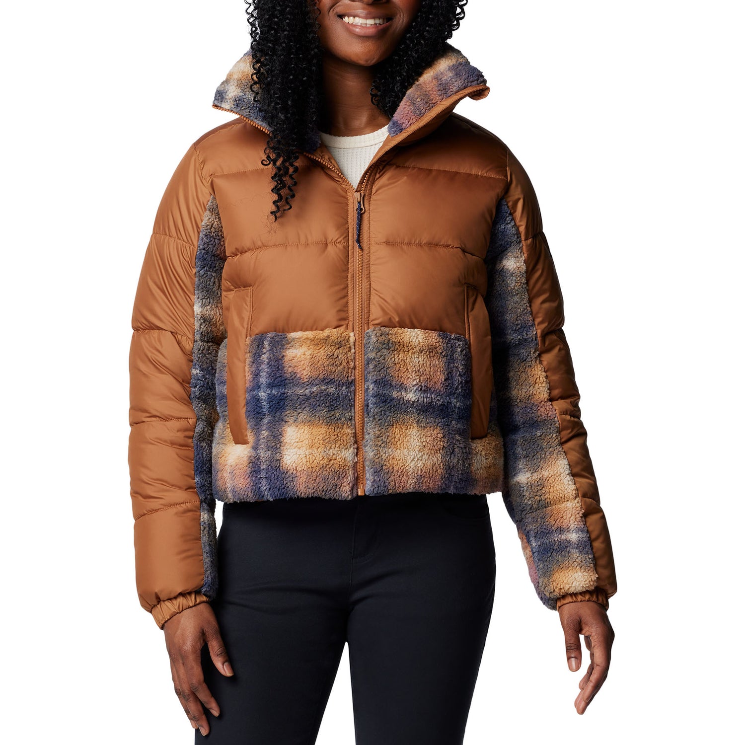 Women's Leadbetter Point II Sherpa Printed Puffer Jacket