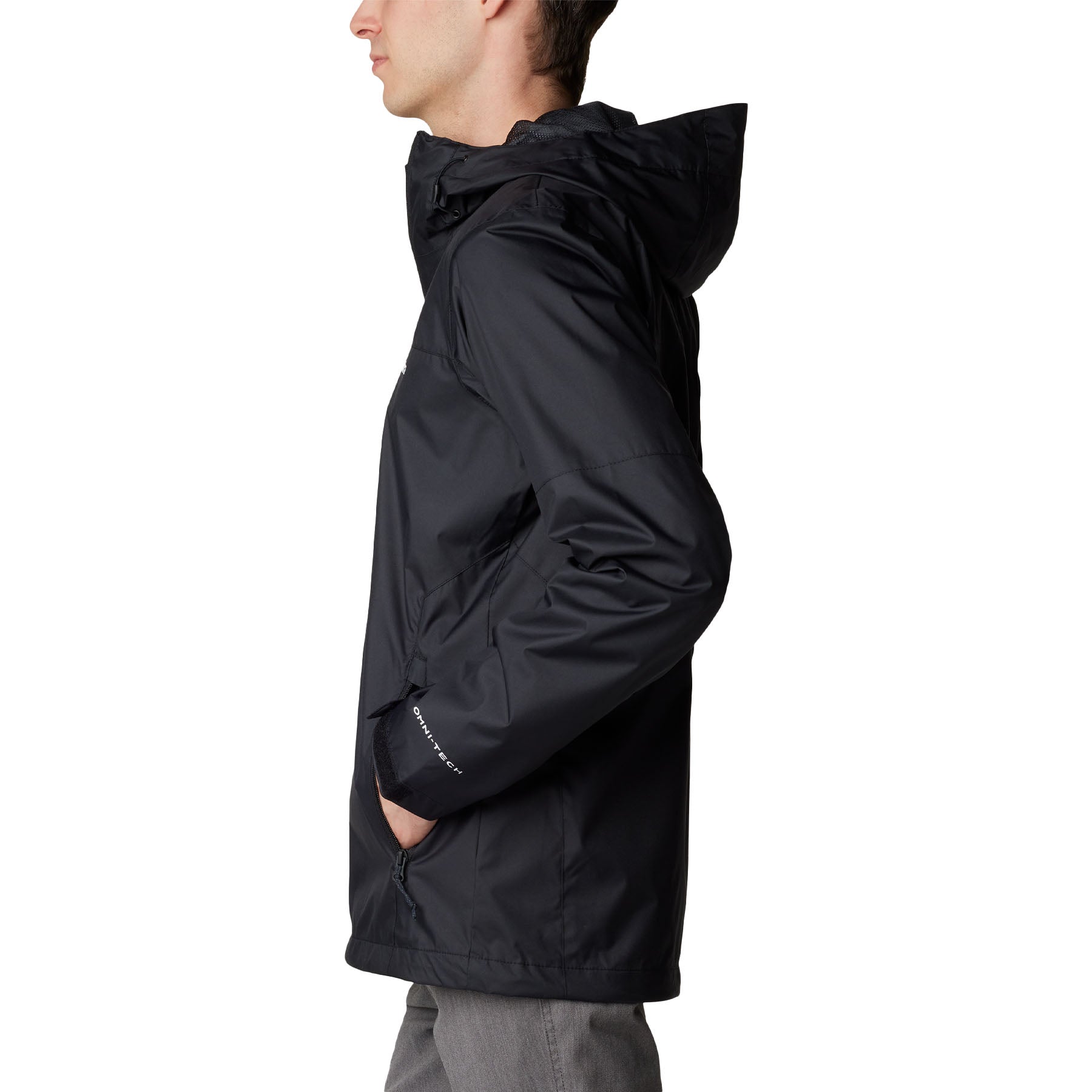 Columbia vs north face best sale rain jacket