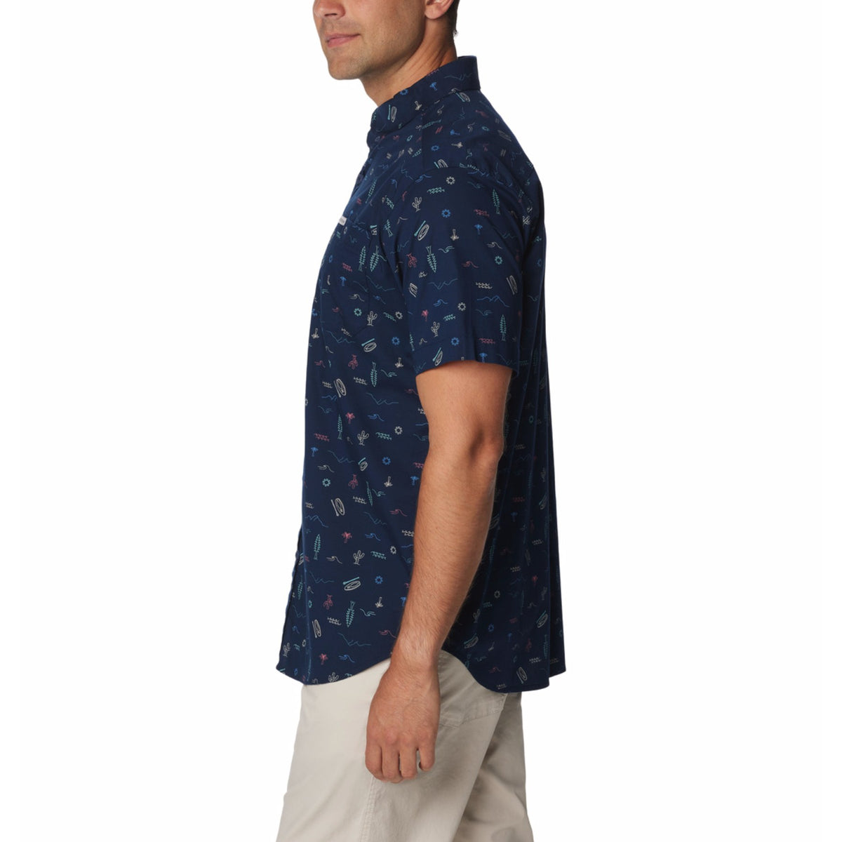 Columbia Men's Rapid Rivers Printed Short Sleeve Shirt 