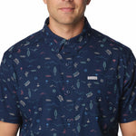 Columbia Men's Rapid Rivers Printed Short Sleeve Shirt 