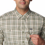 Columbia Men's Silver Ridge Utility Lite Plaid Long Sleeve Shirt 