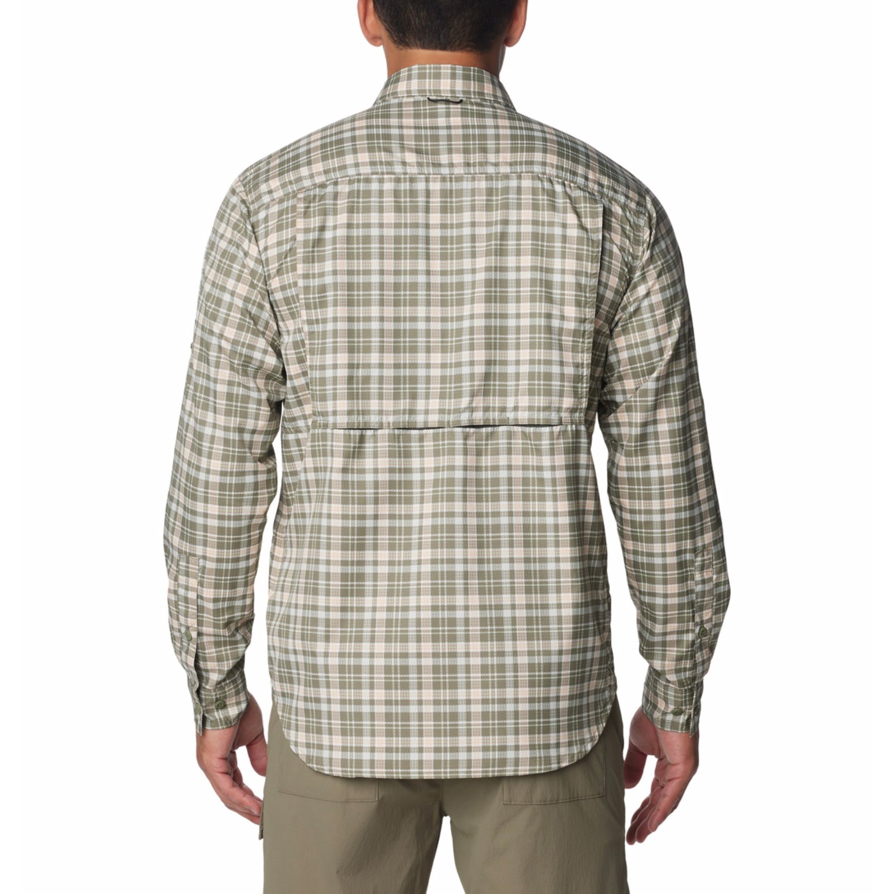 Columbia Men's Silver Ridge Utility Lite Plaid Long Sleeve Shirt 