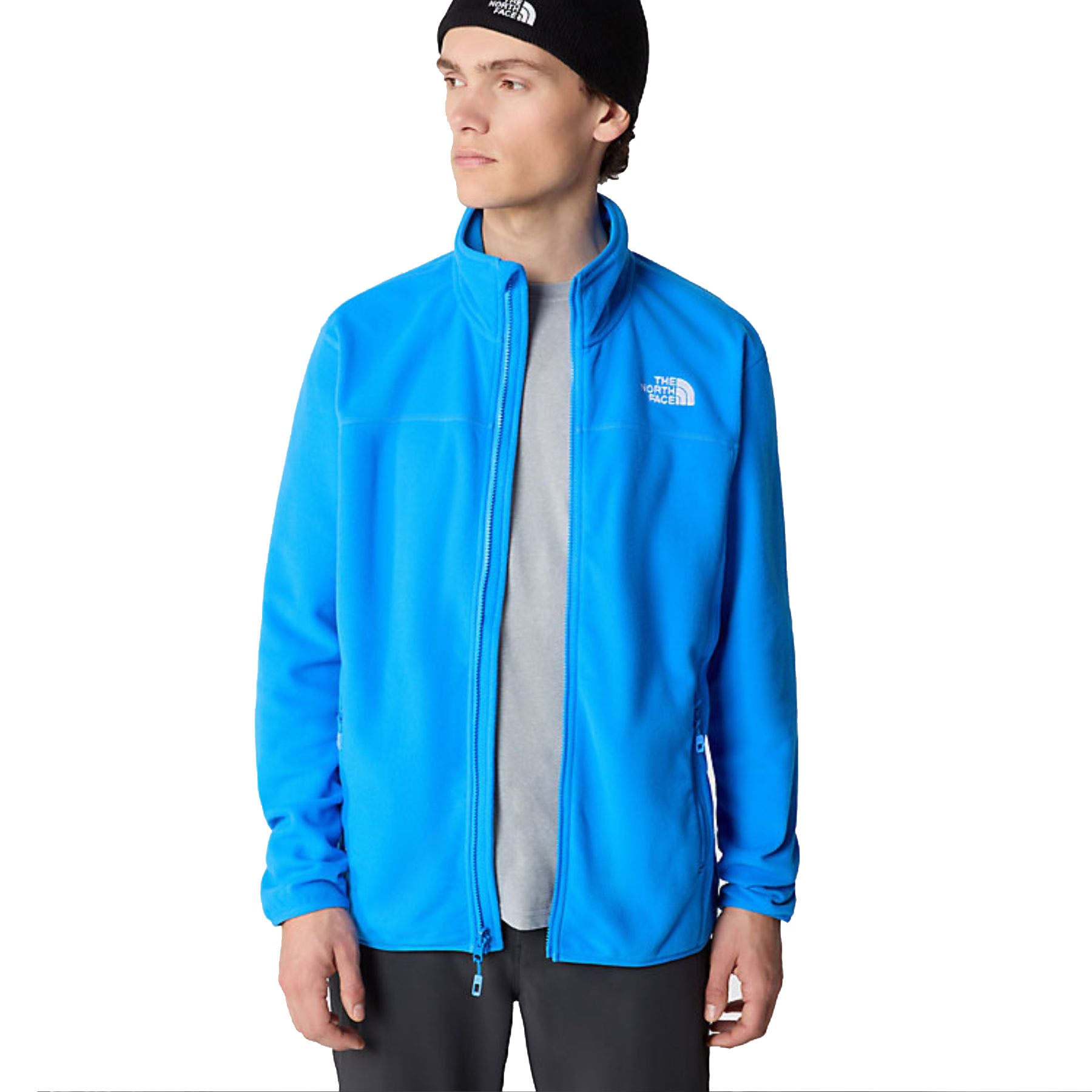 The north face men's 100 glacier deals full zip fleece