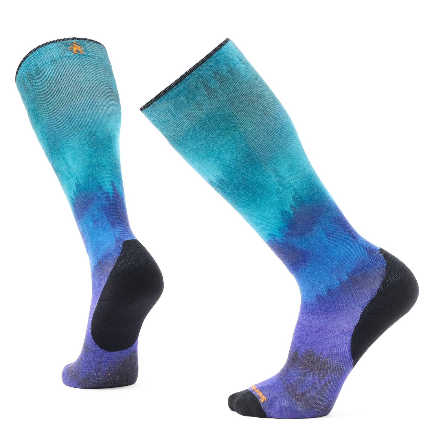 Men's Ski Targeted Cushion Compression Pattern OTC Socks