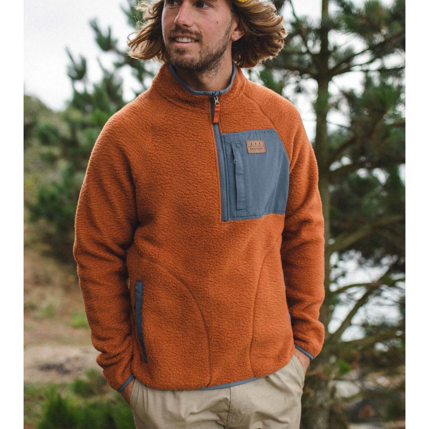 Men's Offgrid 1/4 Zip Recycled Sherpa Fleece Pullover