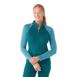 Smartwool Women's Classic Thermal Merino 1/4 Zip Base Layer Top 