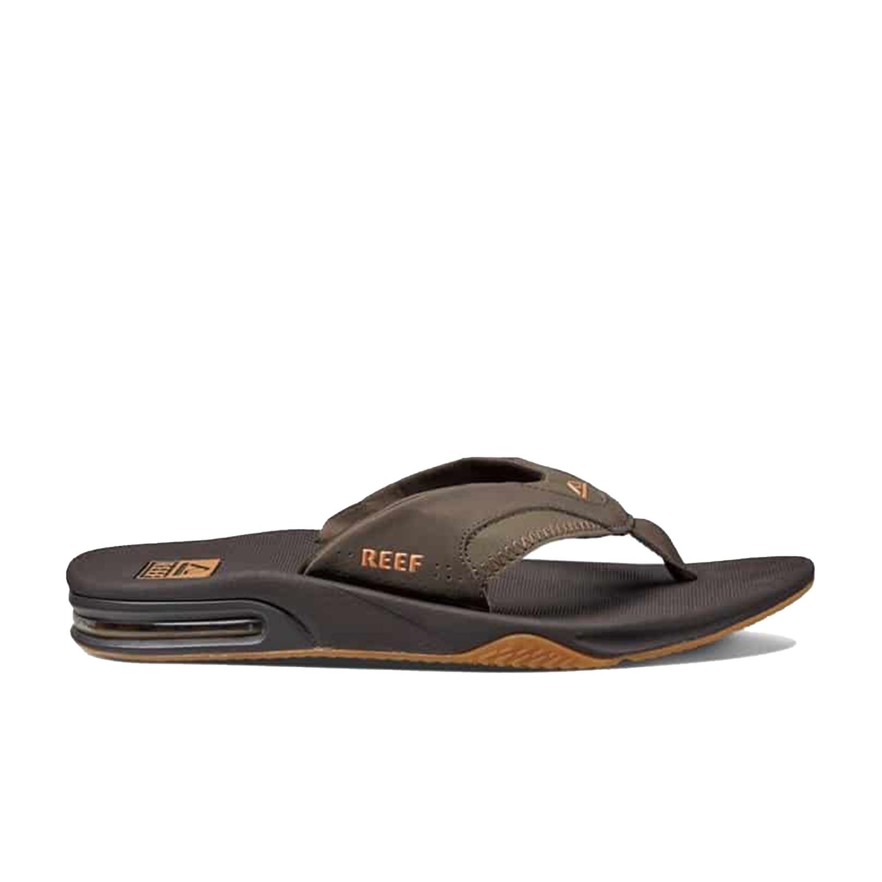 Mens reef fanning flip flops online