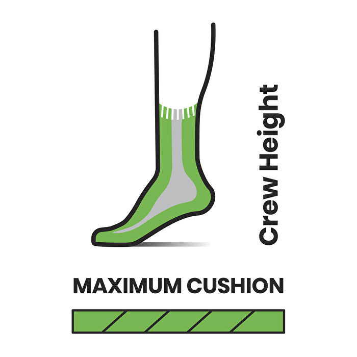 Women's Mountaineer Maximum Cushion Crew Hiking Socks