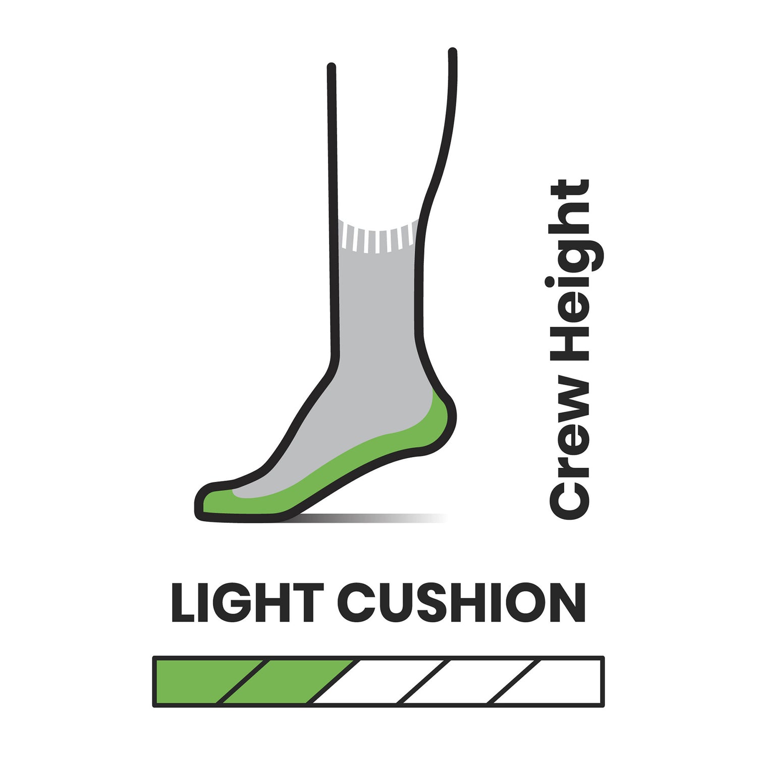 Hike Classic Edition Zero Cushion Liner Crew Socks