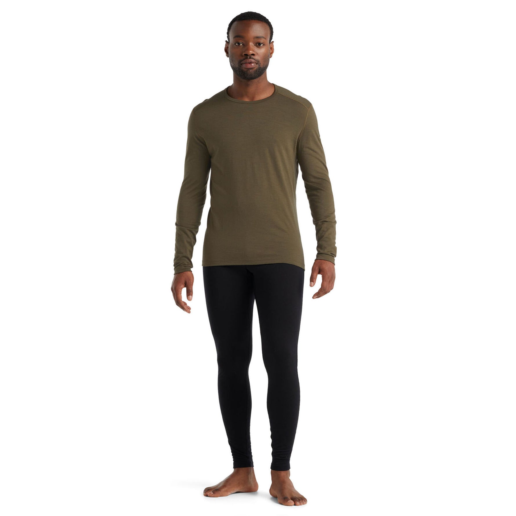 Icebreaker Men's Merino 200 Oasis Long Sleeve Crewe Thermal Top 