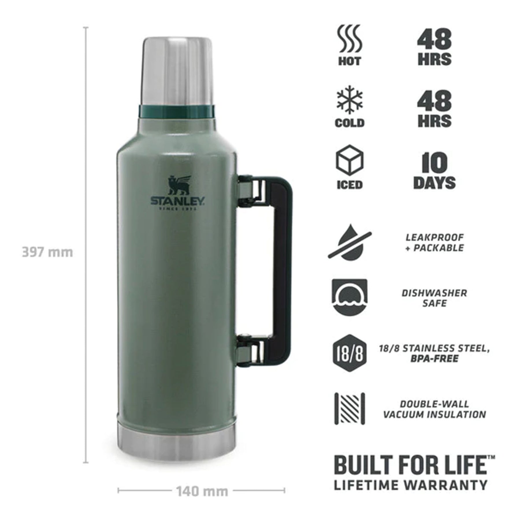 Stanley Classic Legendary Bottle 2.3L 