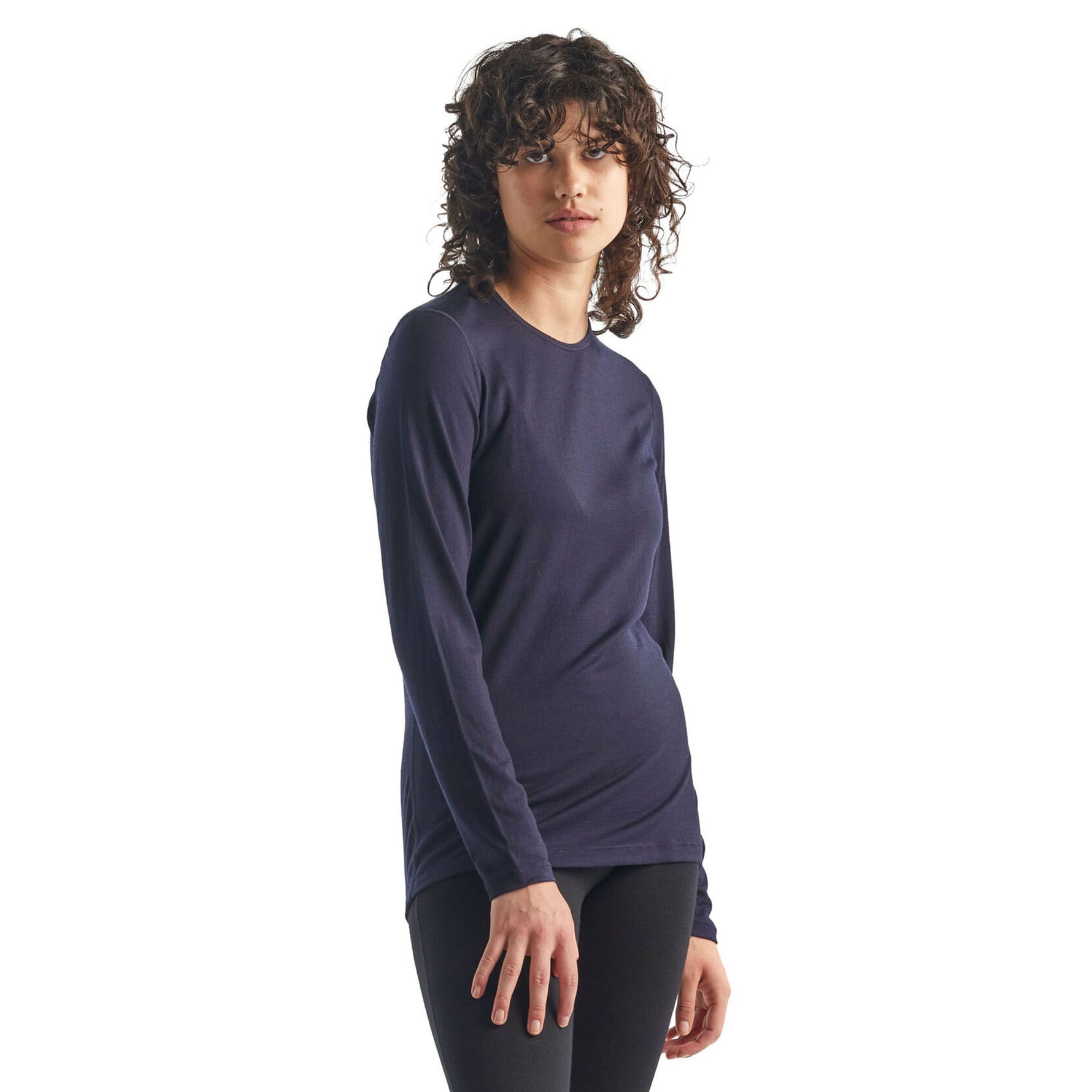 Icebreaker Women's Merino 200 Oasis Long Sleeve Crewe Thermal Top 