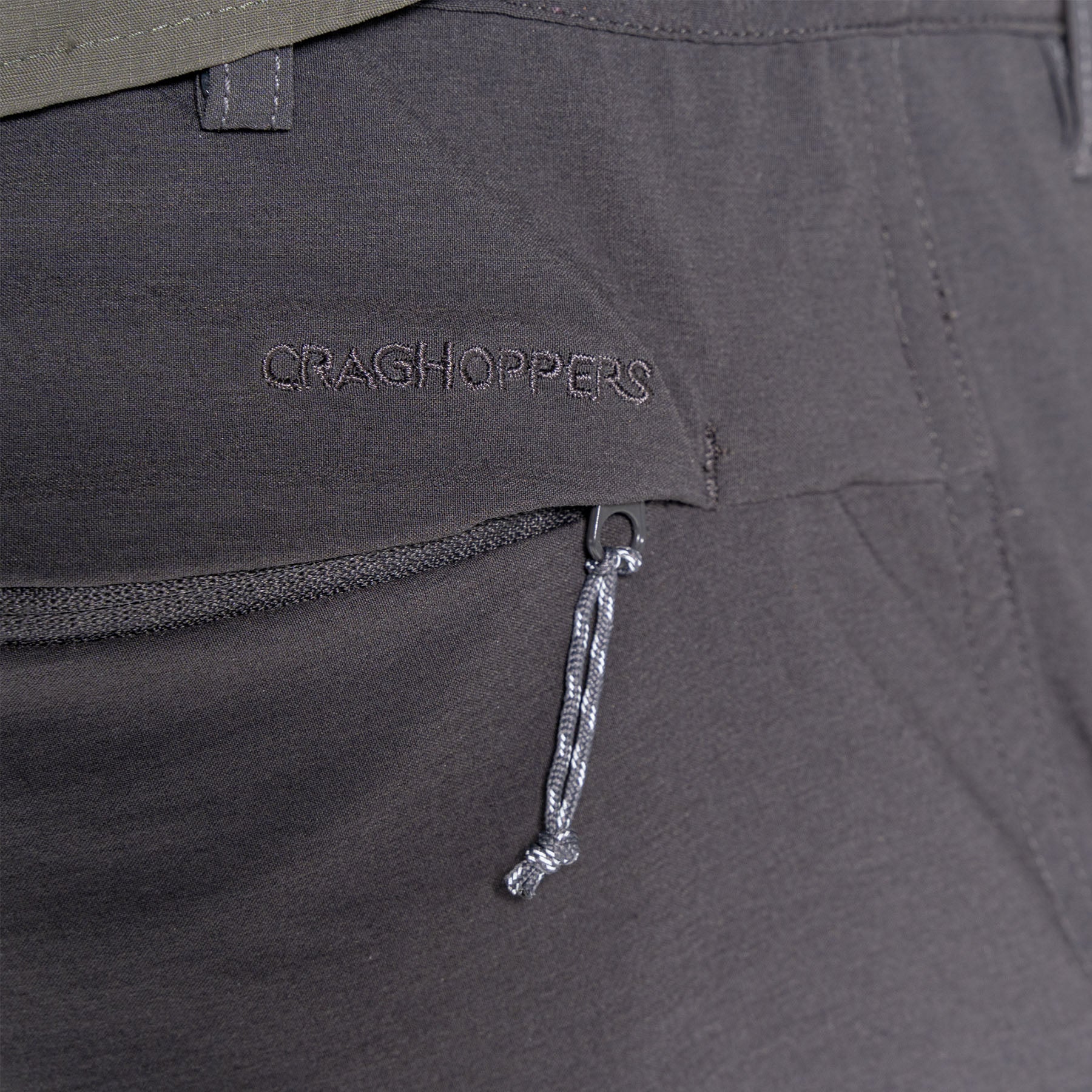 craghoppers black classic walking trousers
