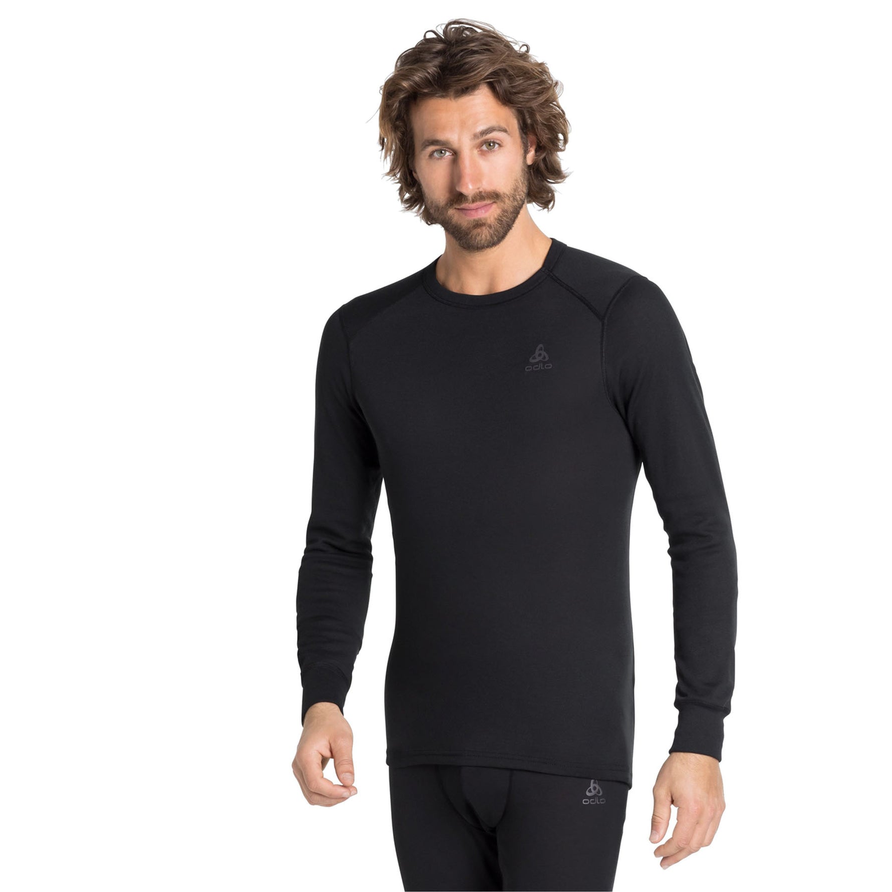 Odlo Men's Active Warm Eco Baselayer Top #color_black