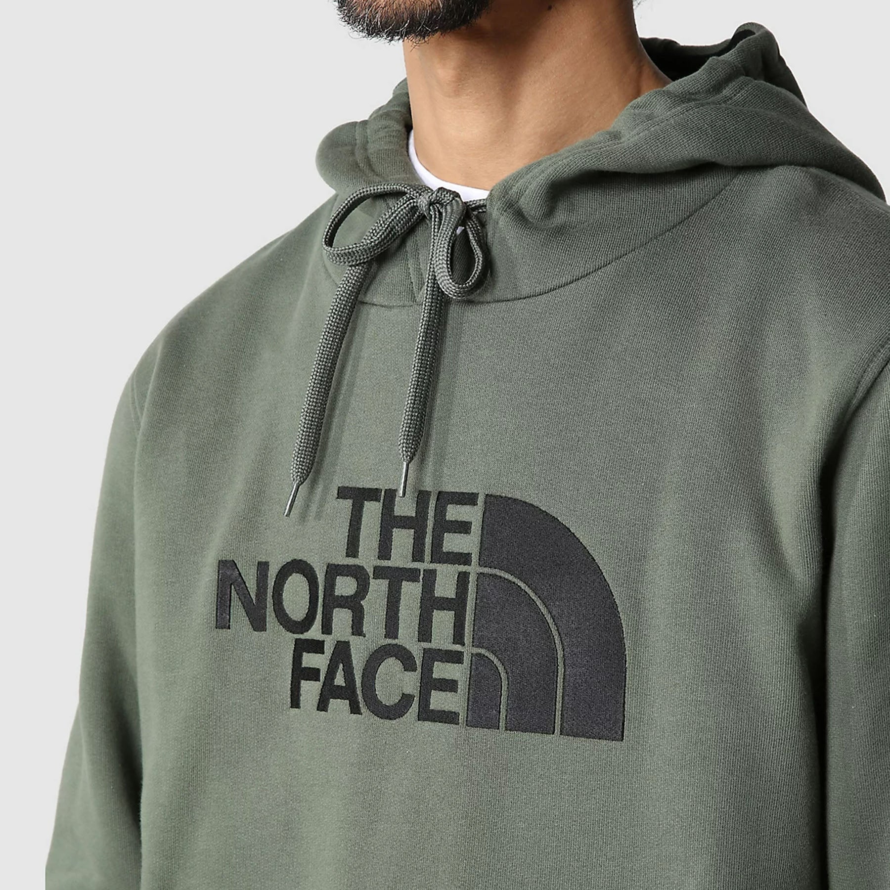 North face drew sale peak hoodie green