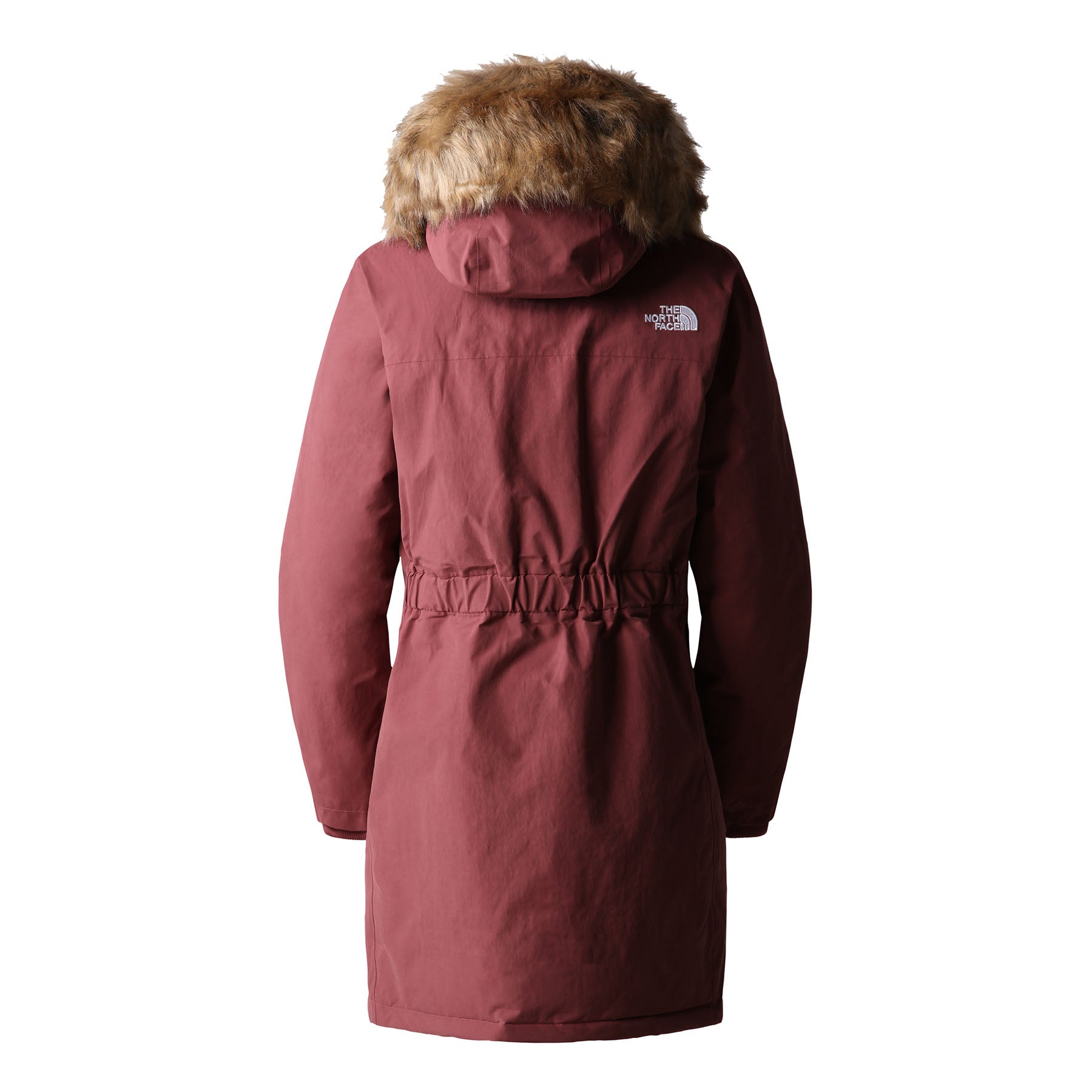 North face three quarter online length coat