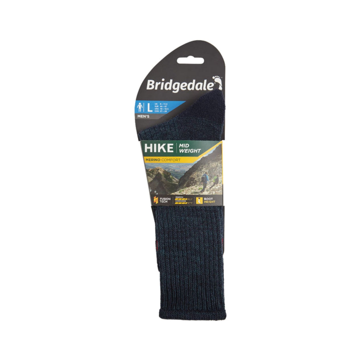 Bridgedale Men's Hike Midweight Merino Comfort 